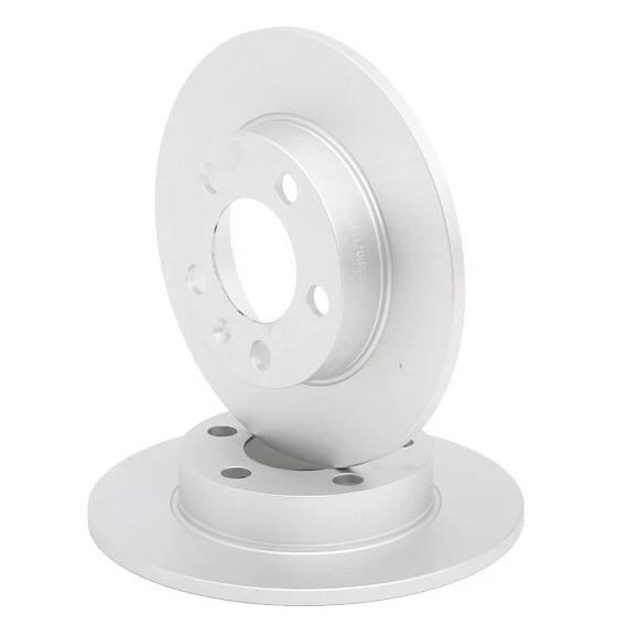 DELPHI -  Rear Solid Brake Disc Pair Coated - 232mm Diameter
