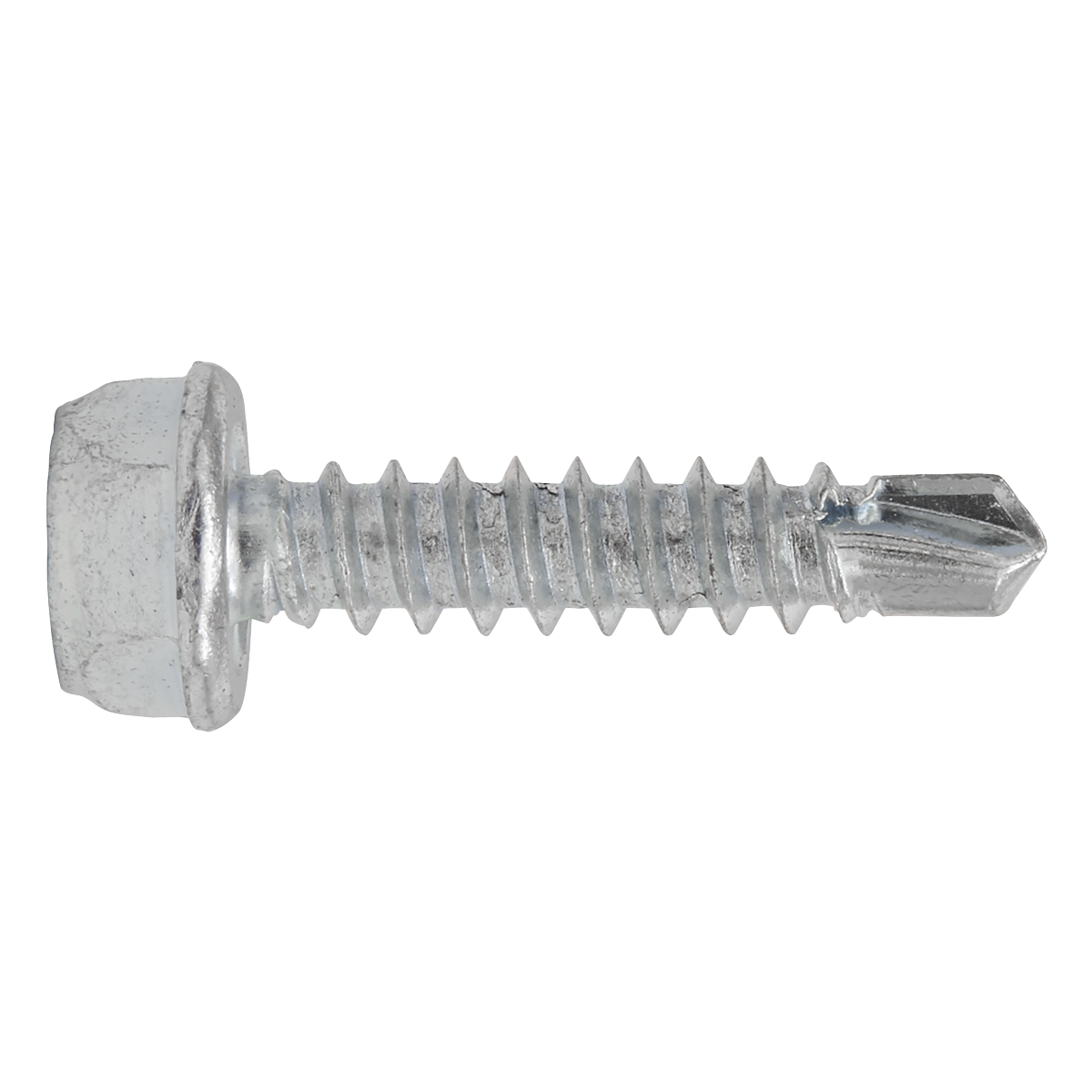 Self-Drilling Screw 4.2 x 19mm Hex Head Zinc Pack of 100
