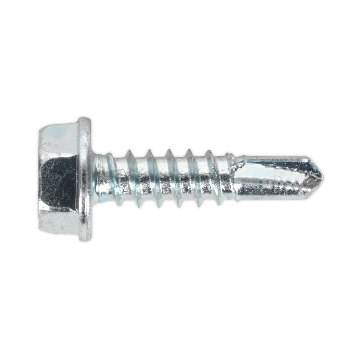 Self-Drilling Screw 4.8 x 19mm Hex Head Zinc Pack of 100