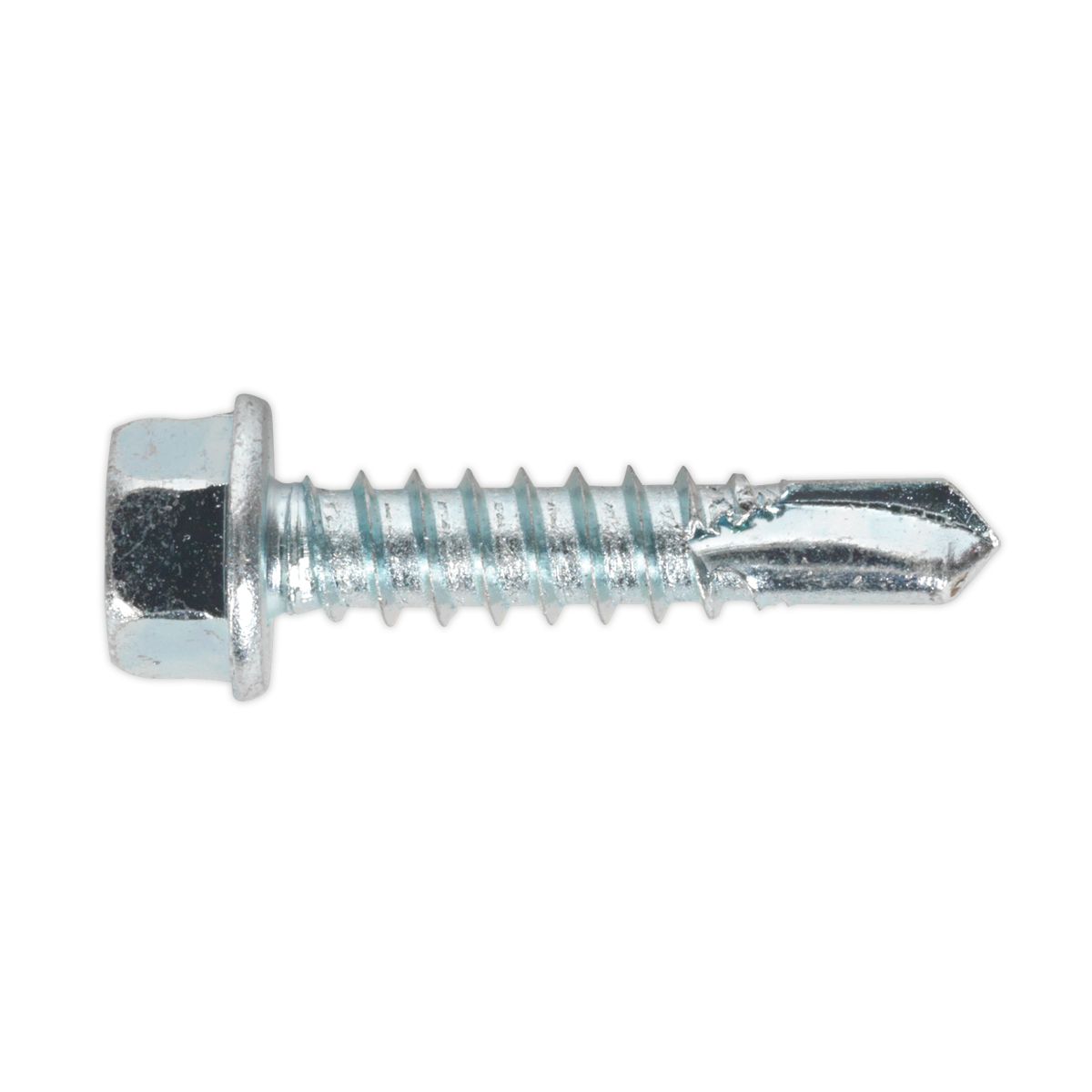Self-Drilling Screw 5.5 x 25mm Hex Head Zinc Pack of 100