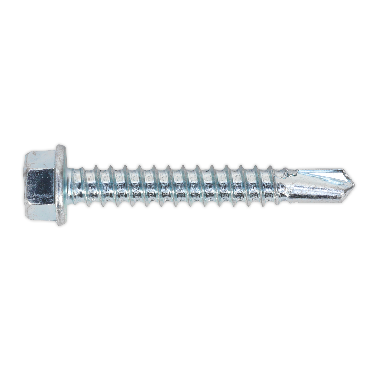 Self-Drilling Screw 5.5 x 38mm Hex Head Zinc Pack of 100