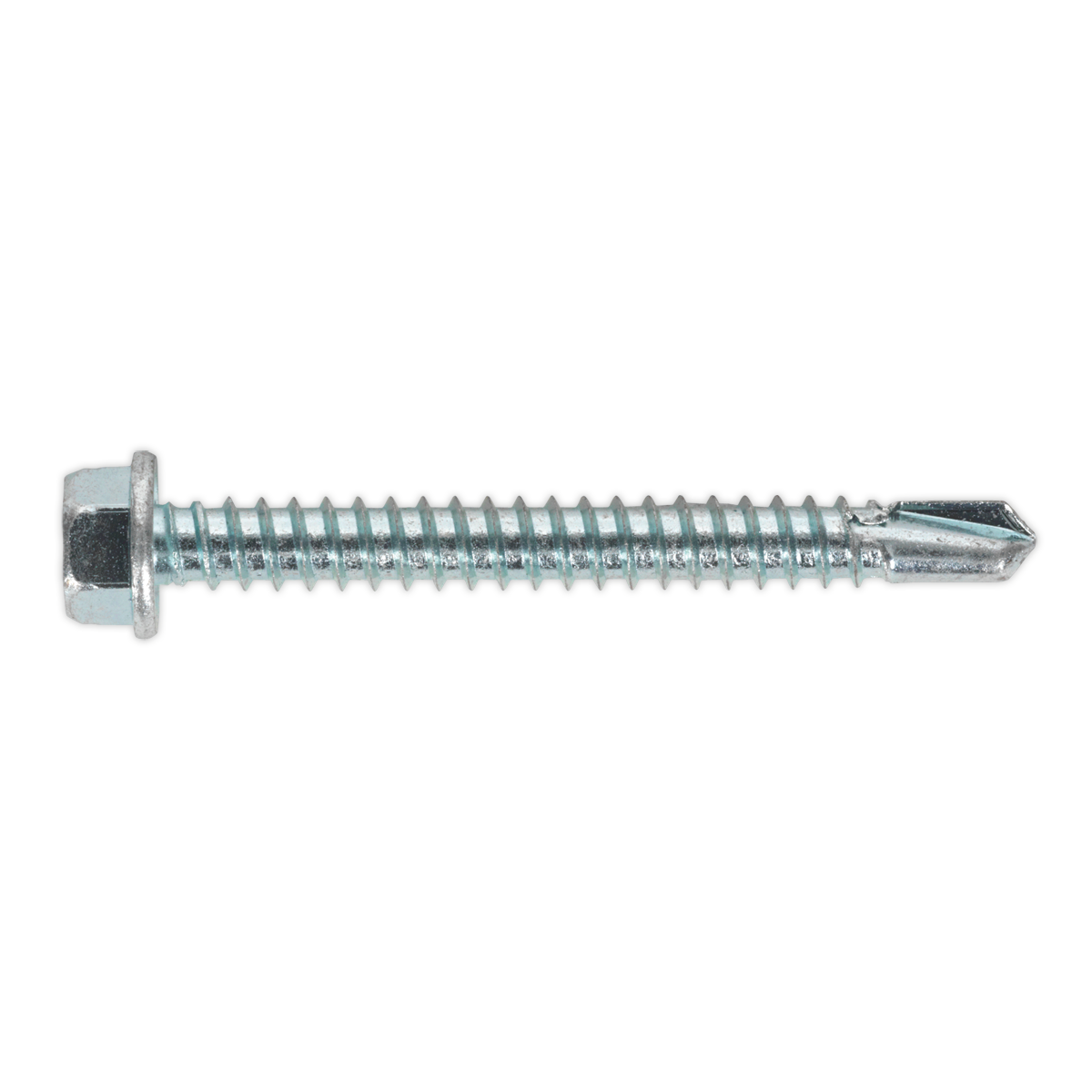 Self-Drilling Screw 5.5 x 50mm Hex Head Zinc Pack of 100