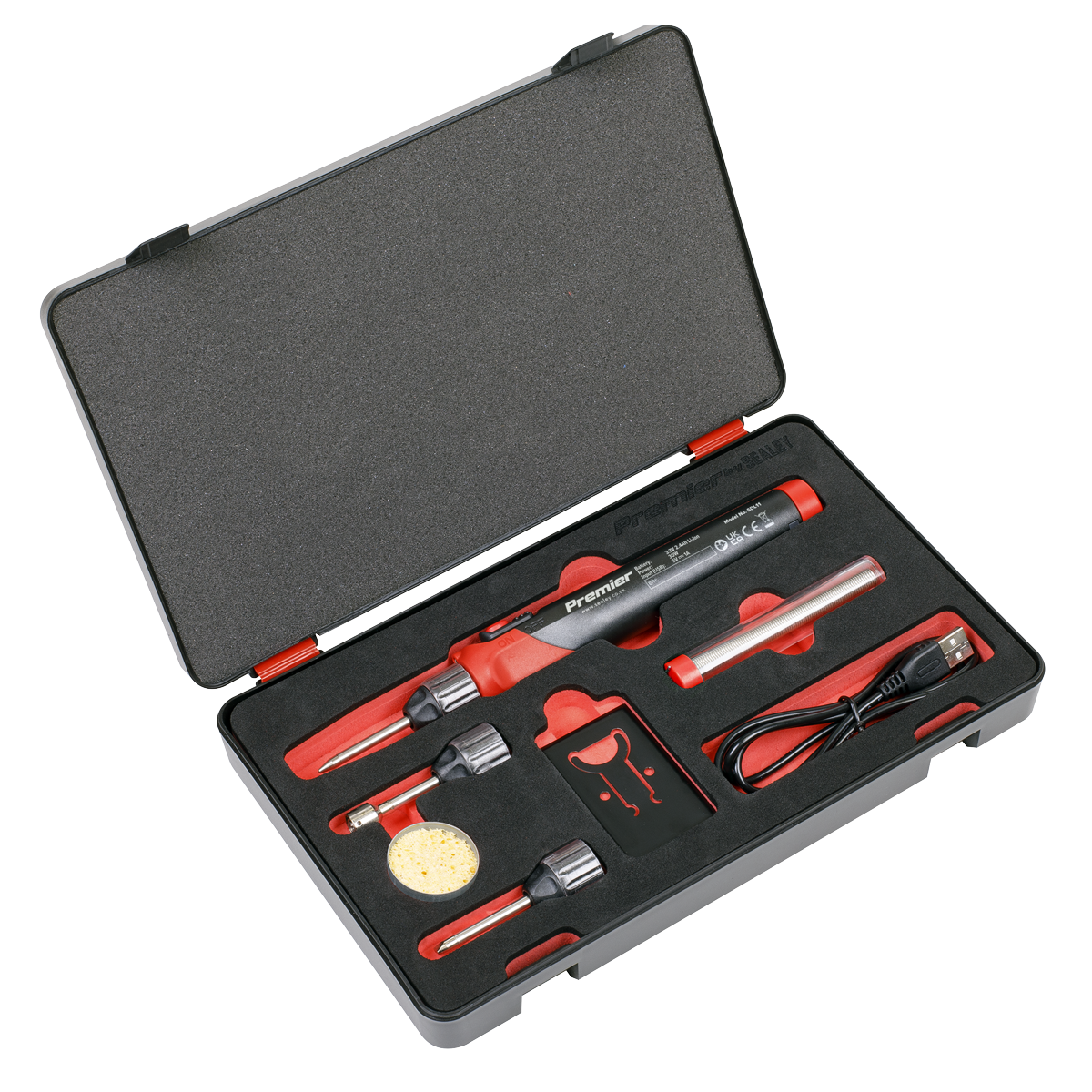 SEALEY -  Rechargeable Soldering Iron Kit 30W