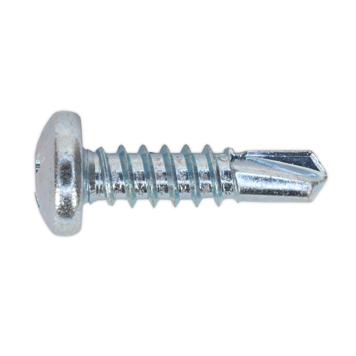 Self-Drilling Screw 4.8 x 19mm Pan Head Phillips Zinc Pack of 100