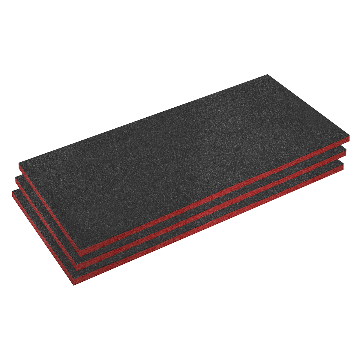 Easy Peel Shadow Foam® Red/Black 30mm - Pack of 3