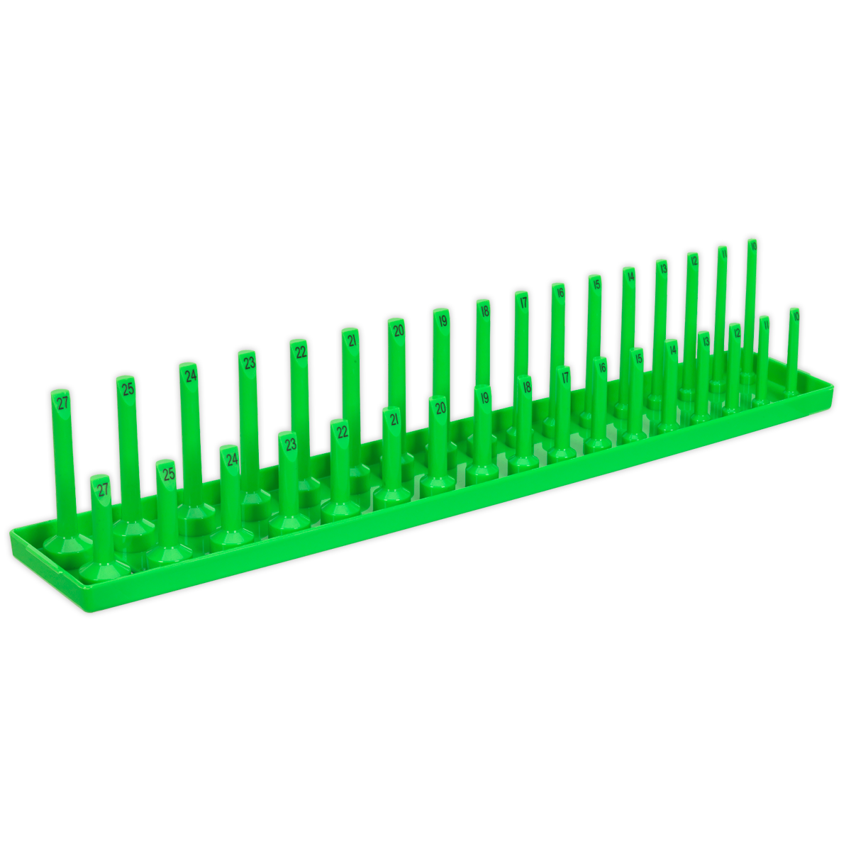 Socket Holder 1/2"Sq Drive 10-27mm Hi-Vis Green
