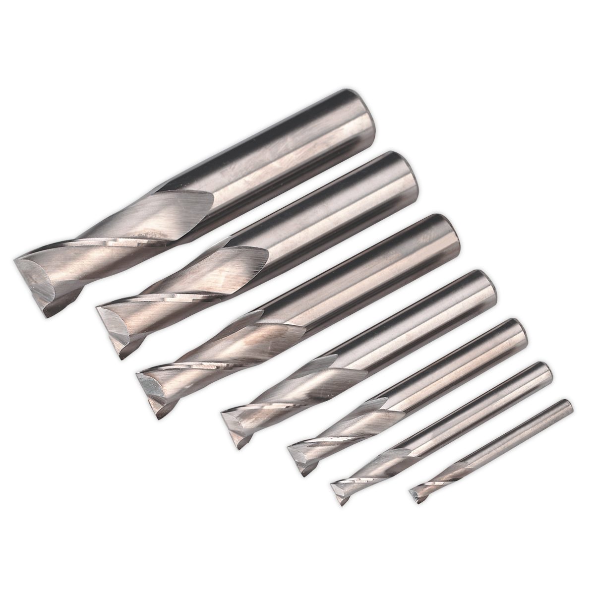 HSS End Mill Set Ø4-16mm 2 Flute
