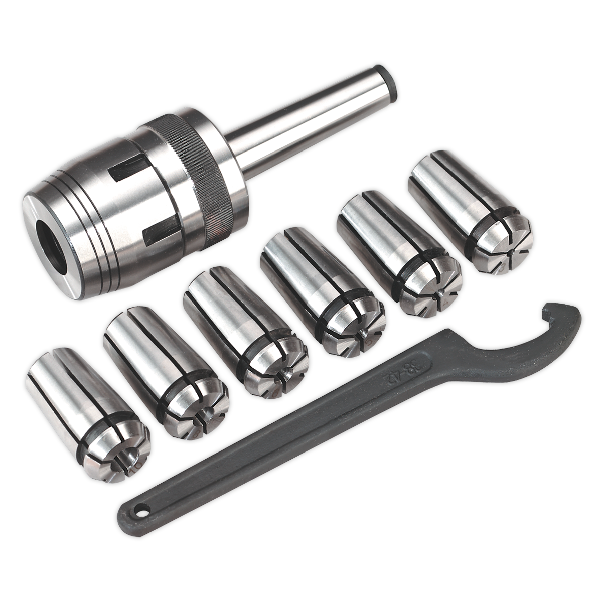 Mill Chuck Set MT2-M10 Ø3-10mm