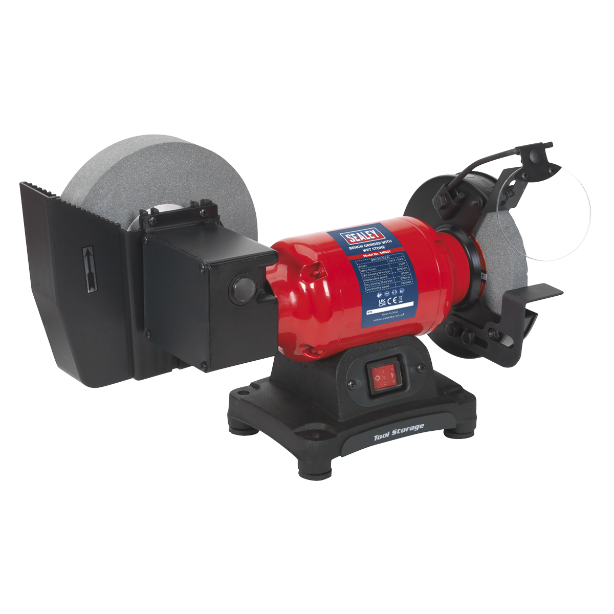 SEALEY -  Bench Grinder Wet & Dry Ø200/150mm 250W/230V