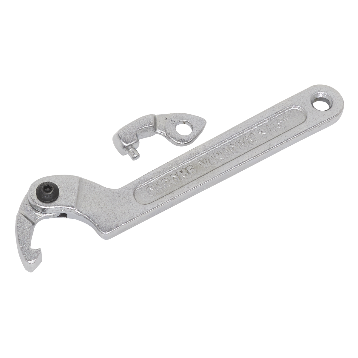 SEALEY -  Adjustable C Spanner - Hook & Pin Wrench Set 3pc 19-51mm
