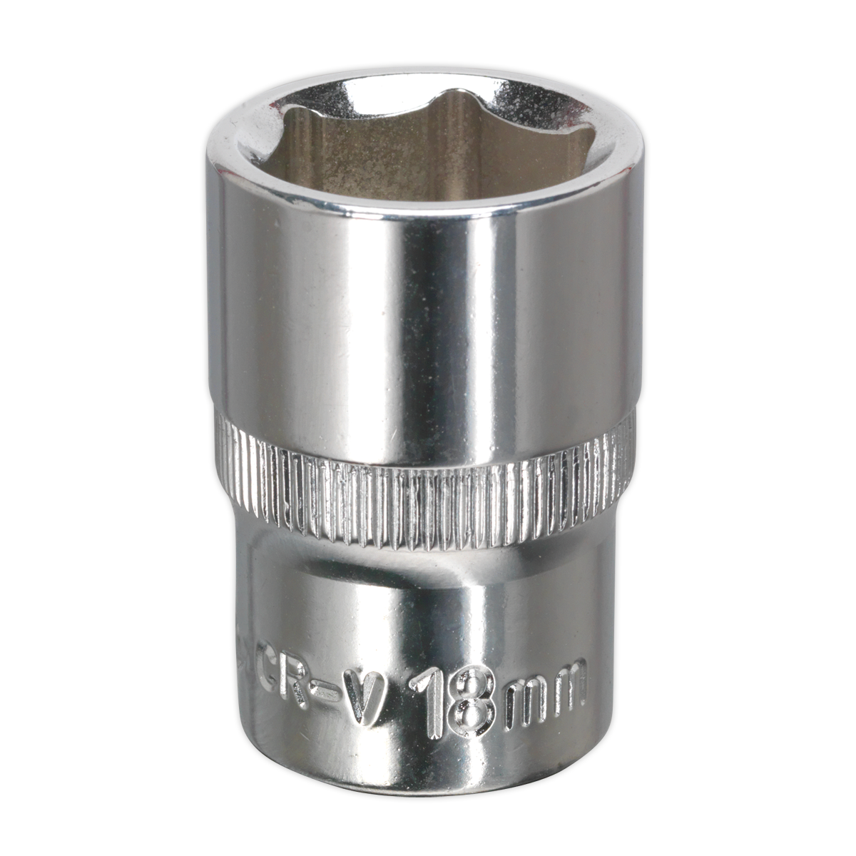 WallDrive® Socket 18mm 1/2"Sq Drive Fully Polished