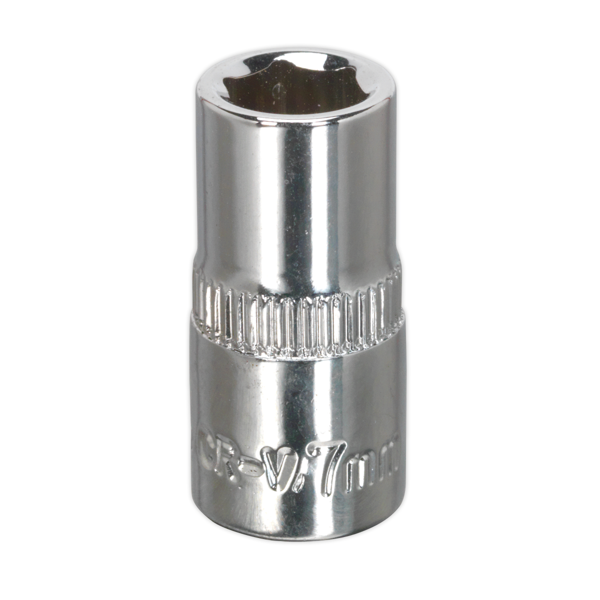 SEALEY -  WallDrive® Socket 7mm 1/4"Sq Drive Fully Polished