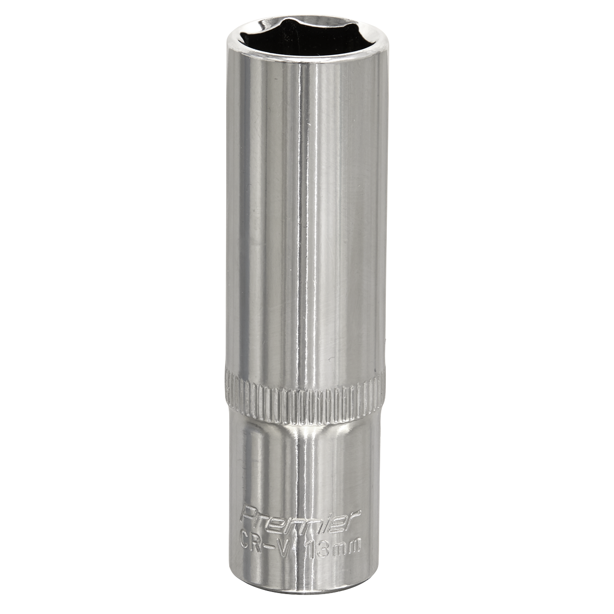 SEALEY -  WallDrive® Socket 13mm Deep 3/8"Sq Drive Fully Polished