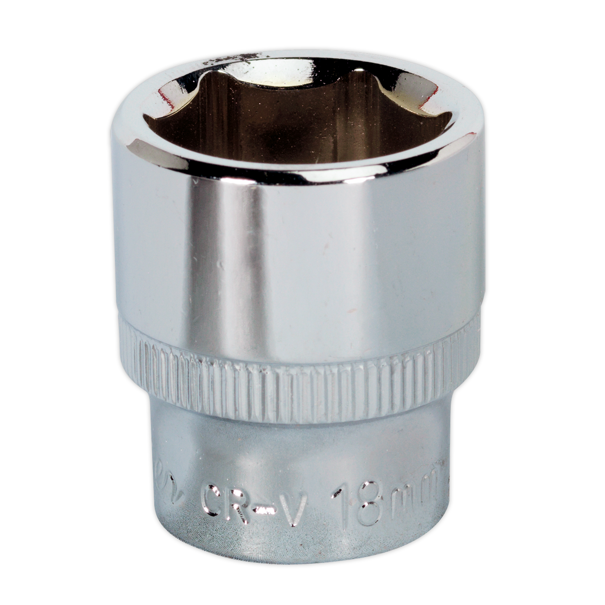 WallDrive® Socket 18mm 3/8"Sq Drive Fully Polished