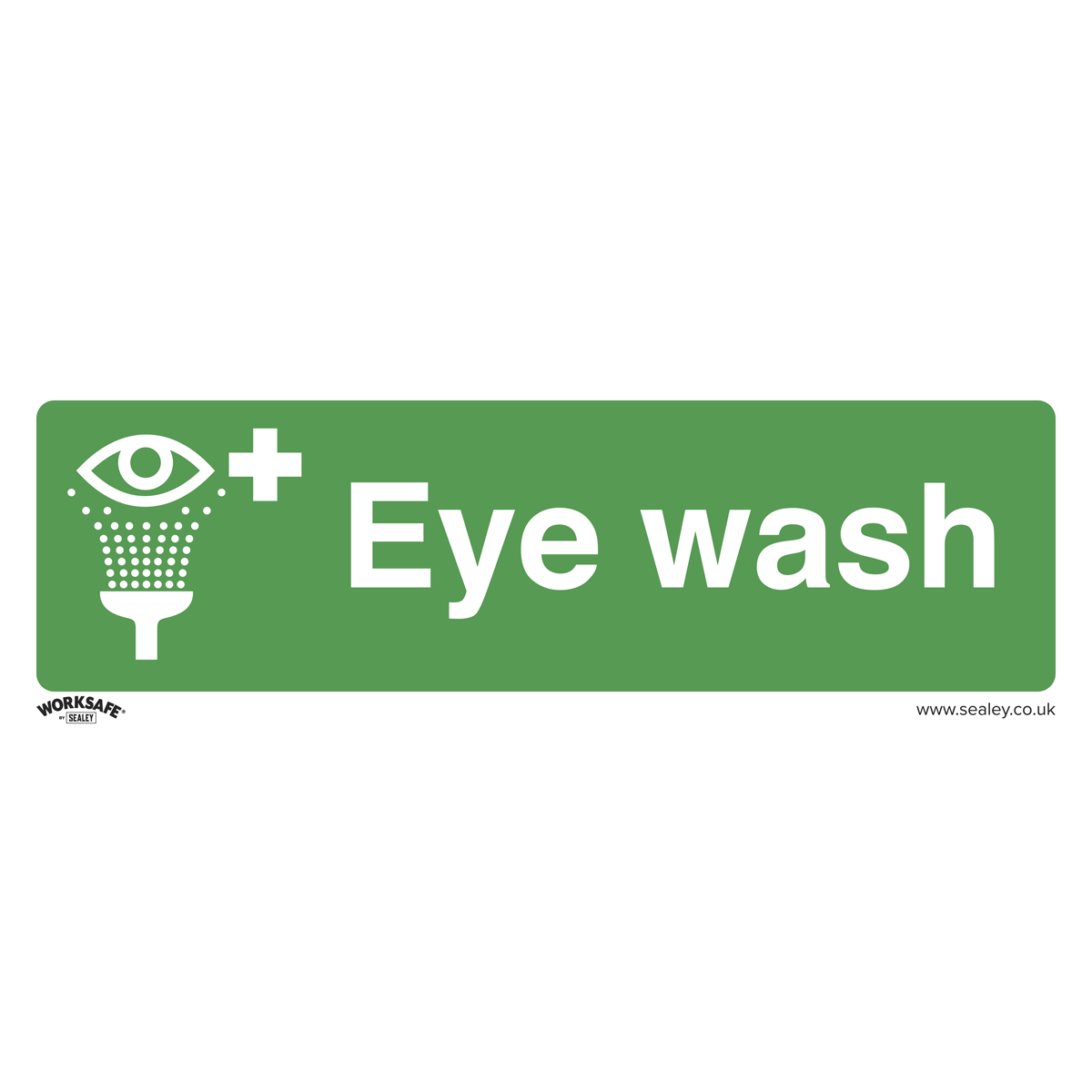 Safe Conditions Safety Sign - Eye Wash - Rigid Plastic