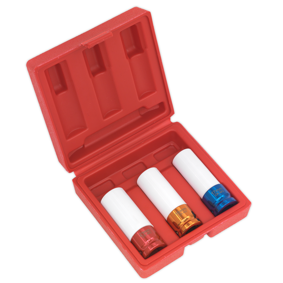 Alloy Wheel Impact Socket Set 3pc 1/2"Sq Drive