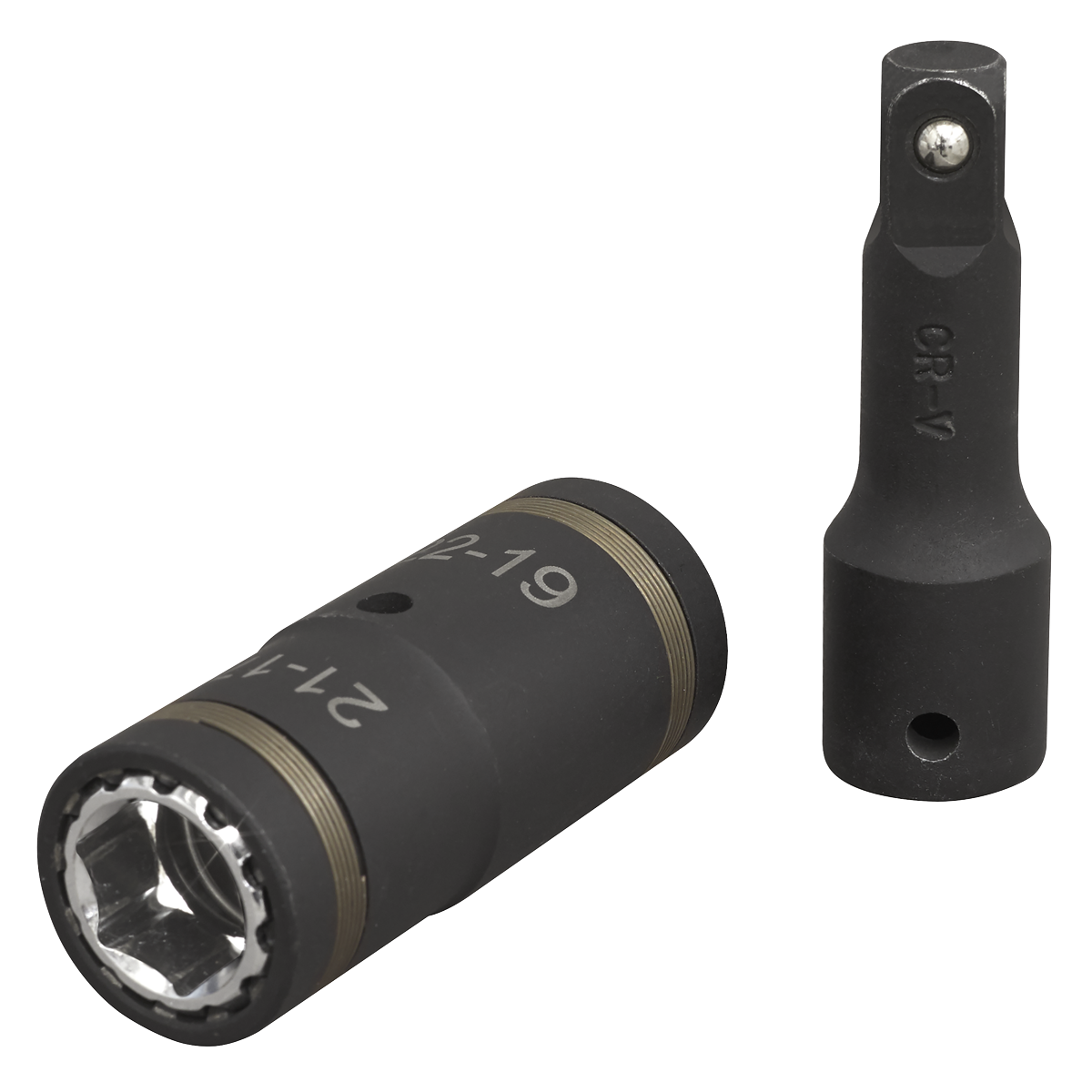 4-in-1 1/2"Sq Drive Impact Socket Set 2pc