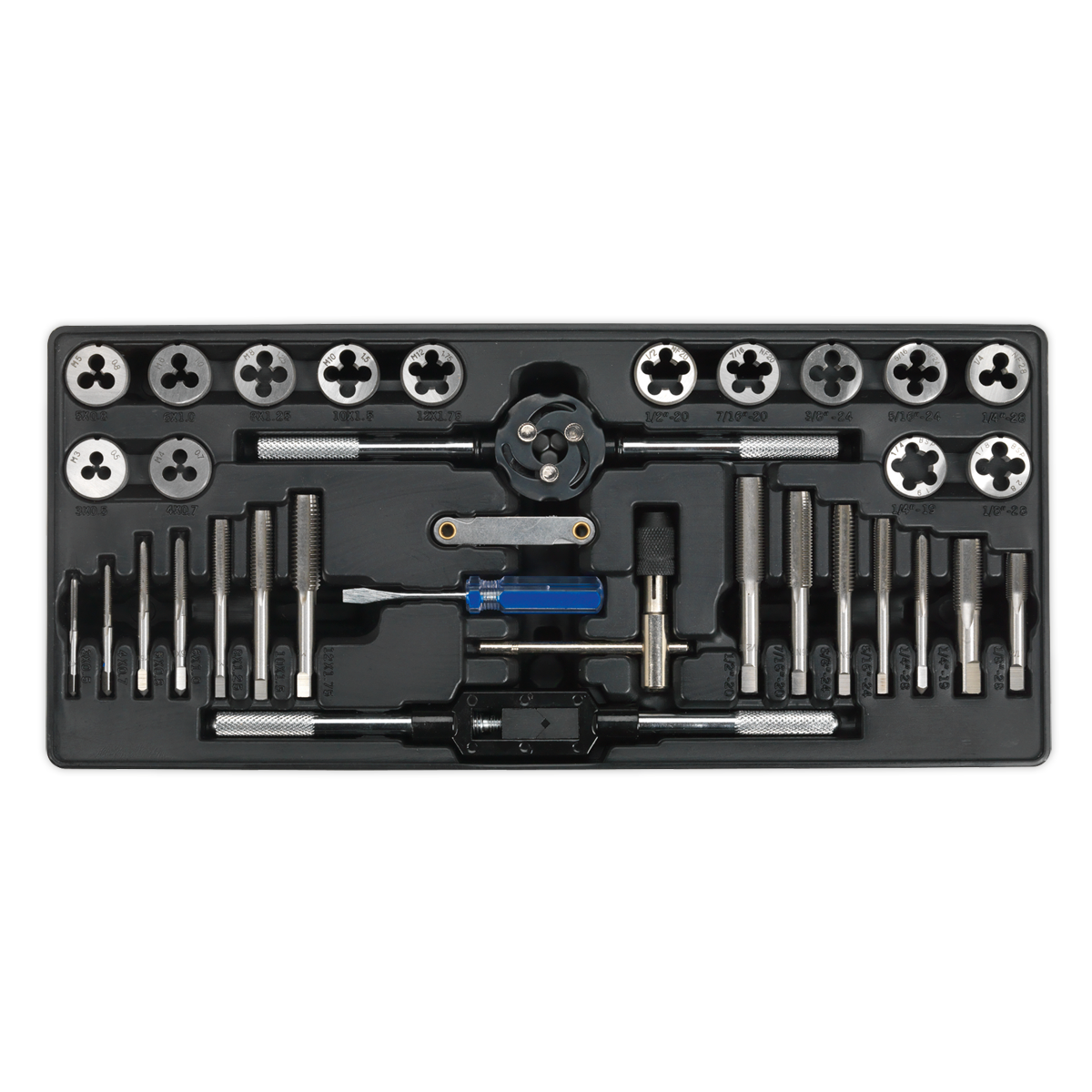 Tool Tray with Tap & Die Set 33pc