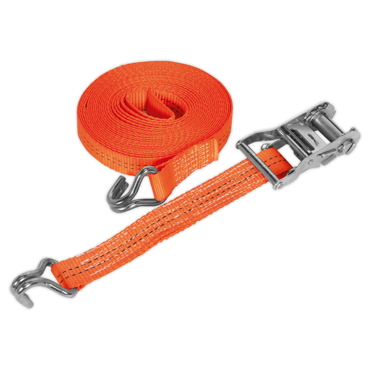 Ratchet Strap 35mm x 10m Polyester Webbing 2000kg Breaking Strength