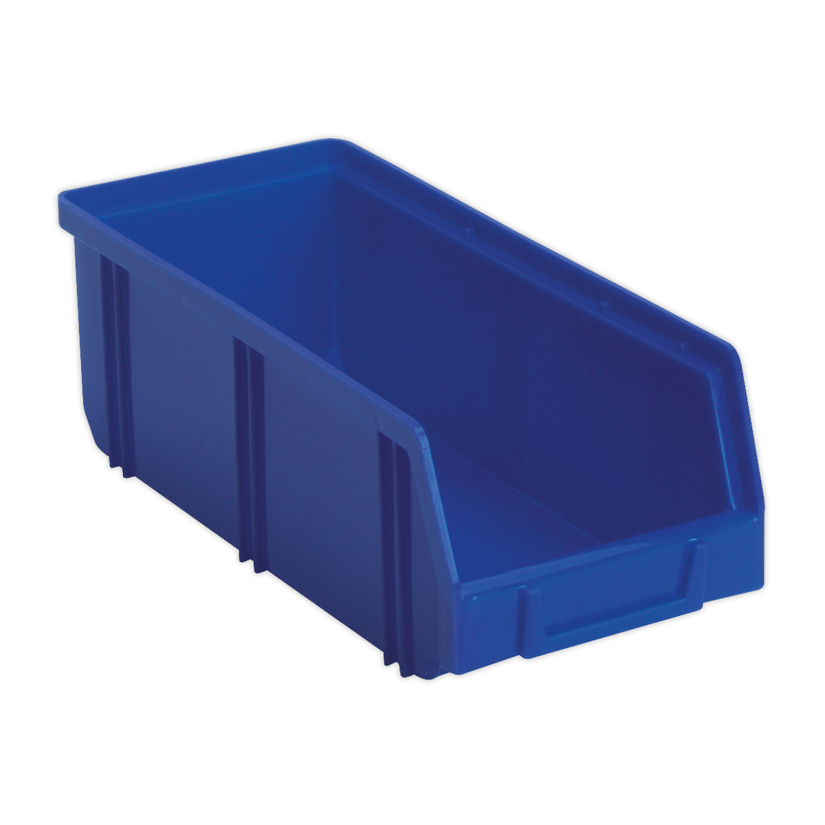 Plastic Storage Bin Deep 105 x 240 x 85mm - Blue Pack of 28