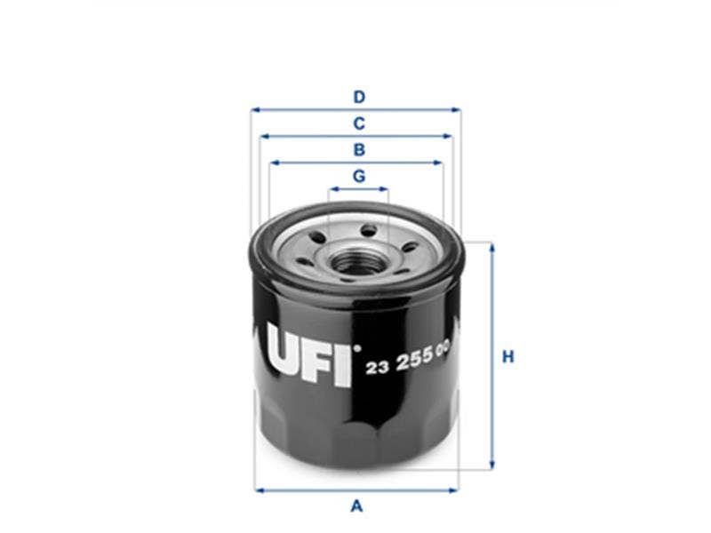 UFI -  Oil Filter - Screw On