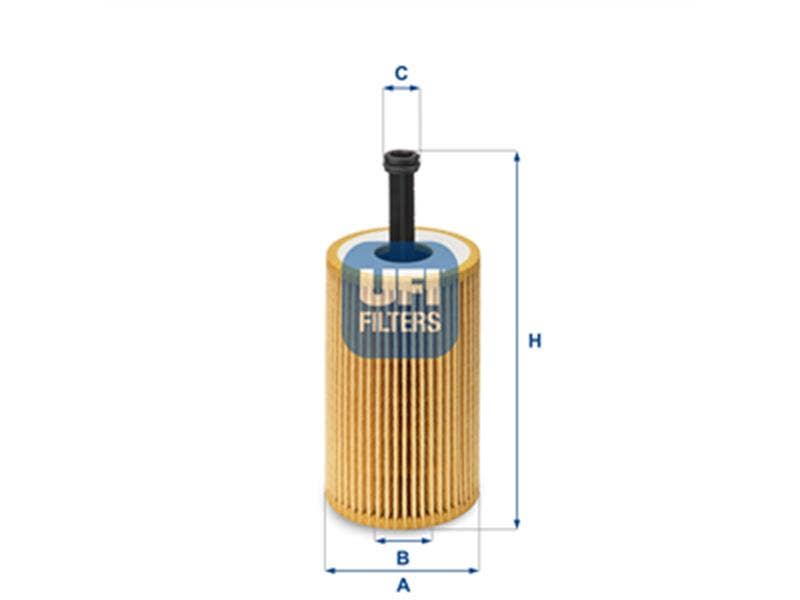 UFI -  Oil Filter - Insert