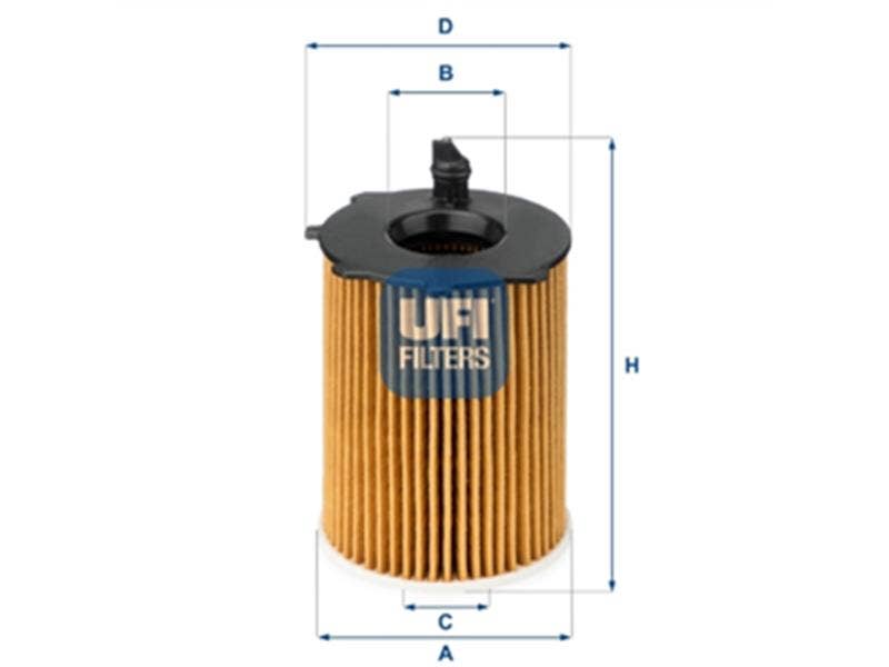 UFI -  Oil Filter - Insert