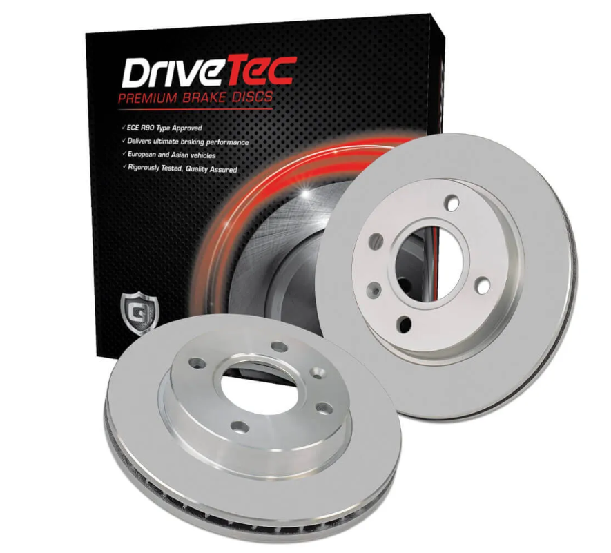 DRIVETEC -  Front Vented Brake Disc Pair - 239.8mm Diameter