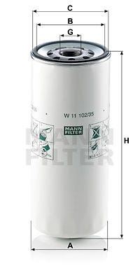 MANN -  Oil Filter - Screw On