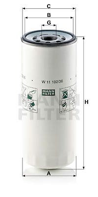 MANN -  Oil Filter - Screw On