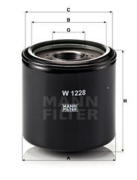 MANN -  Oil Filter - Screw On