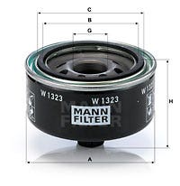 MANN -  Oil Filter - Screw On