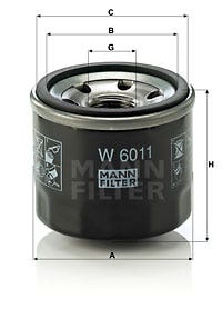 MANN -  Oil Filter - Screw On