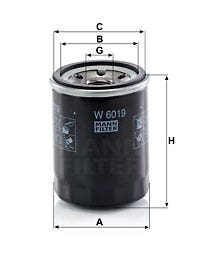 MANN -  Oil Filter - Screw On