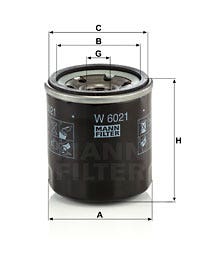 MANN -  Oil Filter - Screw On