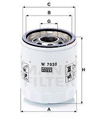 MANN -  Oil Filter - Screw On