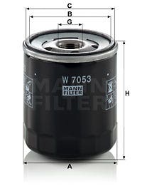 MANN -  Oil Filter - Screw On