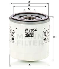 MANN -  Oil Filter - Screw On