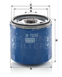 MANN -  Oil Filter - Screw On