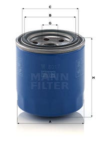 MANN -  Oil Filter - Screw On