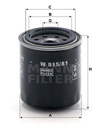 MANN -  Oil Filter - Screw On