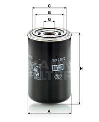 MANN -  Oil Filter - Screw On