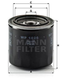MANN -  Oil Filter - Screw On