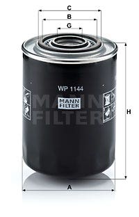 MANN -  Oil Filter - Screw On