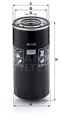 MANN -  Oil Filter - Screw On