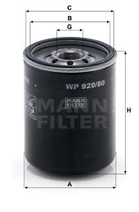 MANN -  Oil Filter - Screw On