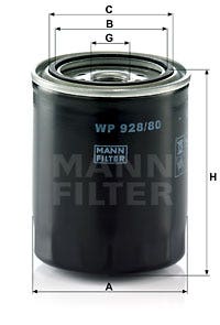 MANN -  Oil Filter - Screw On