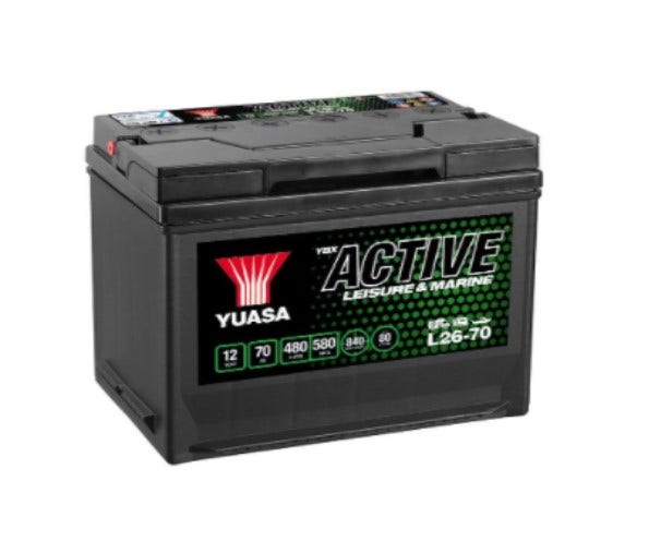 YUASA -  Leisure Batteries - 2 Year Warranty