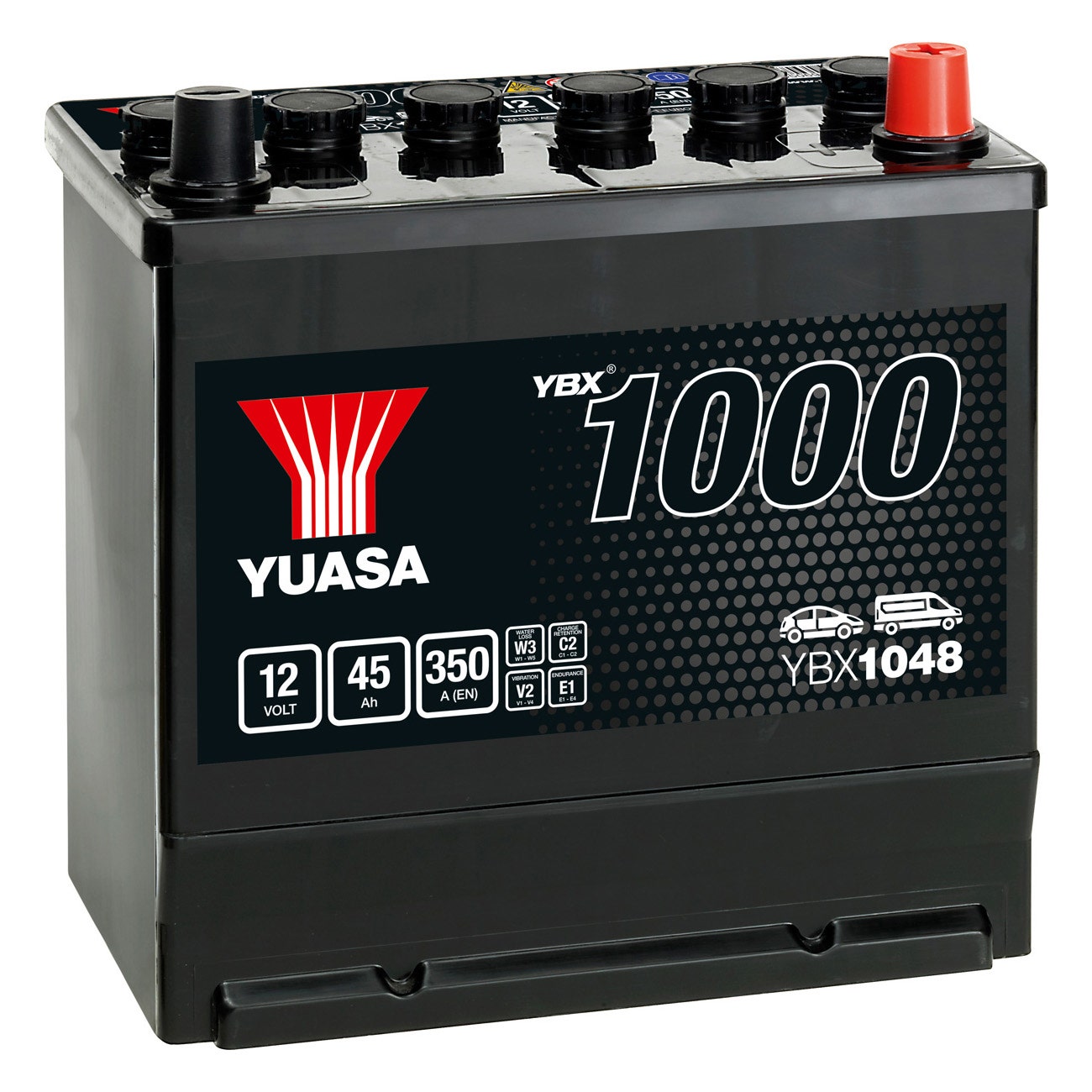 YUASA -  048 1000 Series Battery - 3 Year Warranty