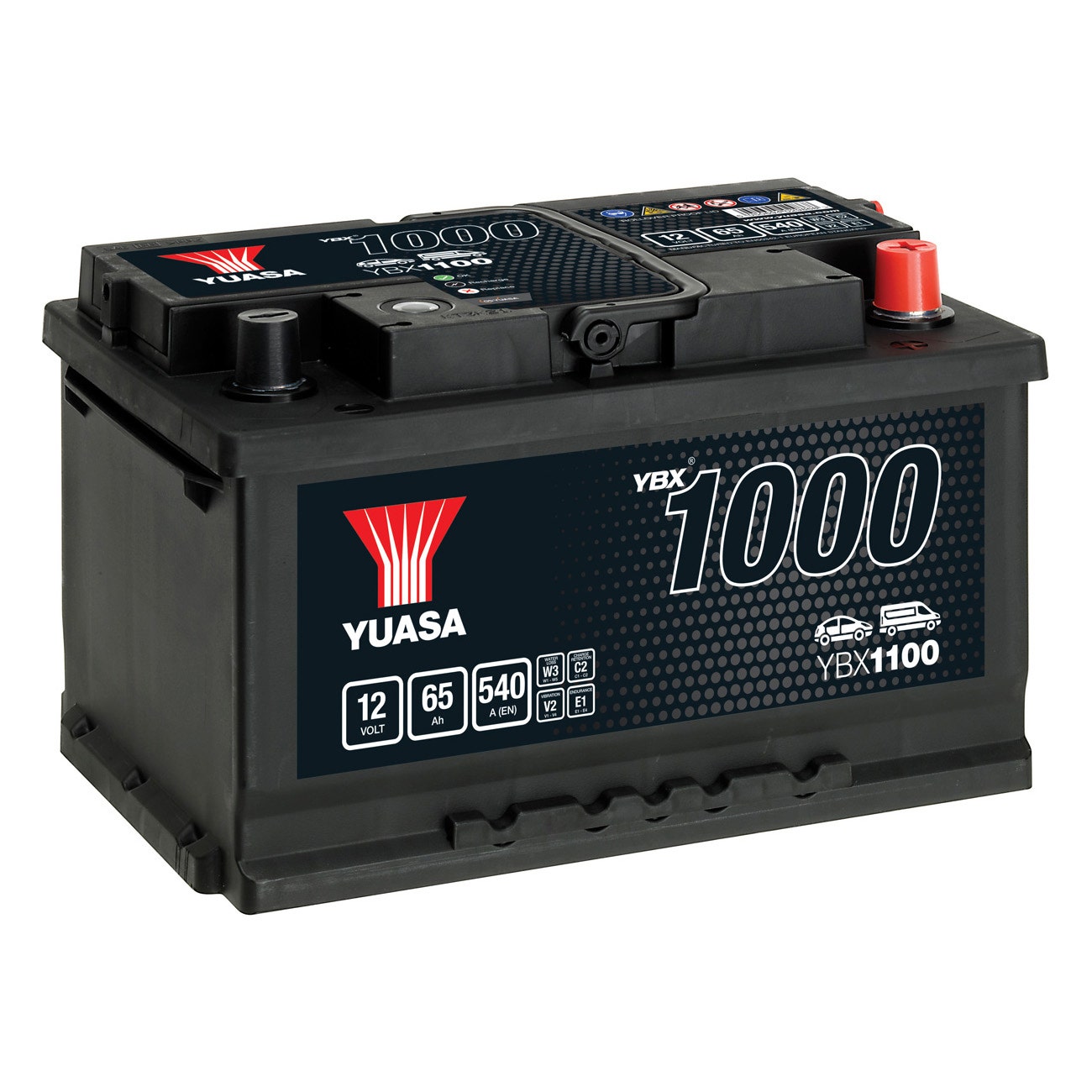 YUASA -  100 1000 Series SMF Battery - 3 Year Warranty